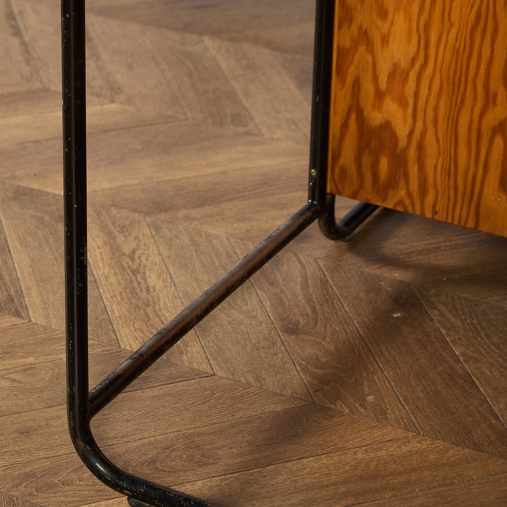 オランダヴィンテージ 片袖デスク