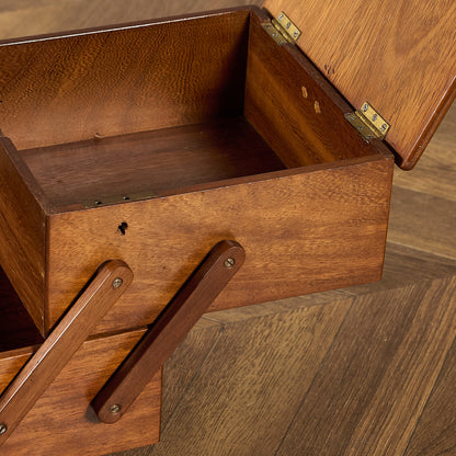 英国 ヴィンテージ ソーイングボックス #95619