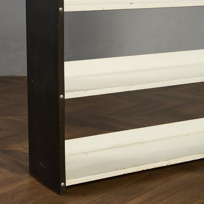 英国製 インダストリアル オープン スチール シェルフ