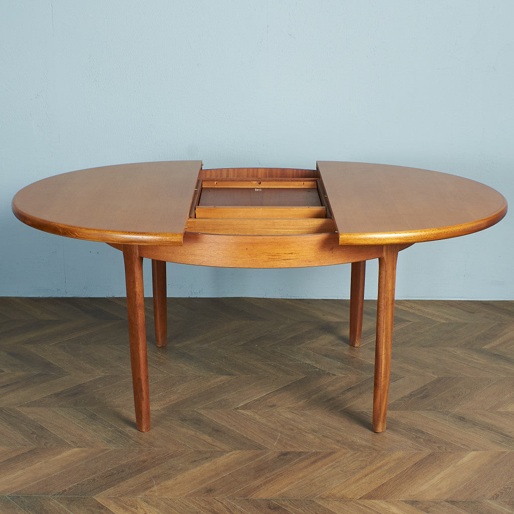 日進木工 90年代ヴィンテージ  エクステンション ラウンドテーブル エリオッツ・オブ・ニューべリー Elliotts Of Newbury ヴィンテージ