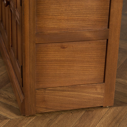 Old Colonial ヴィンテージ ブックケース カップボード ラウンドゴールドラベル