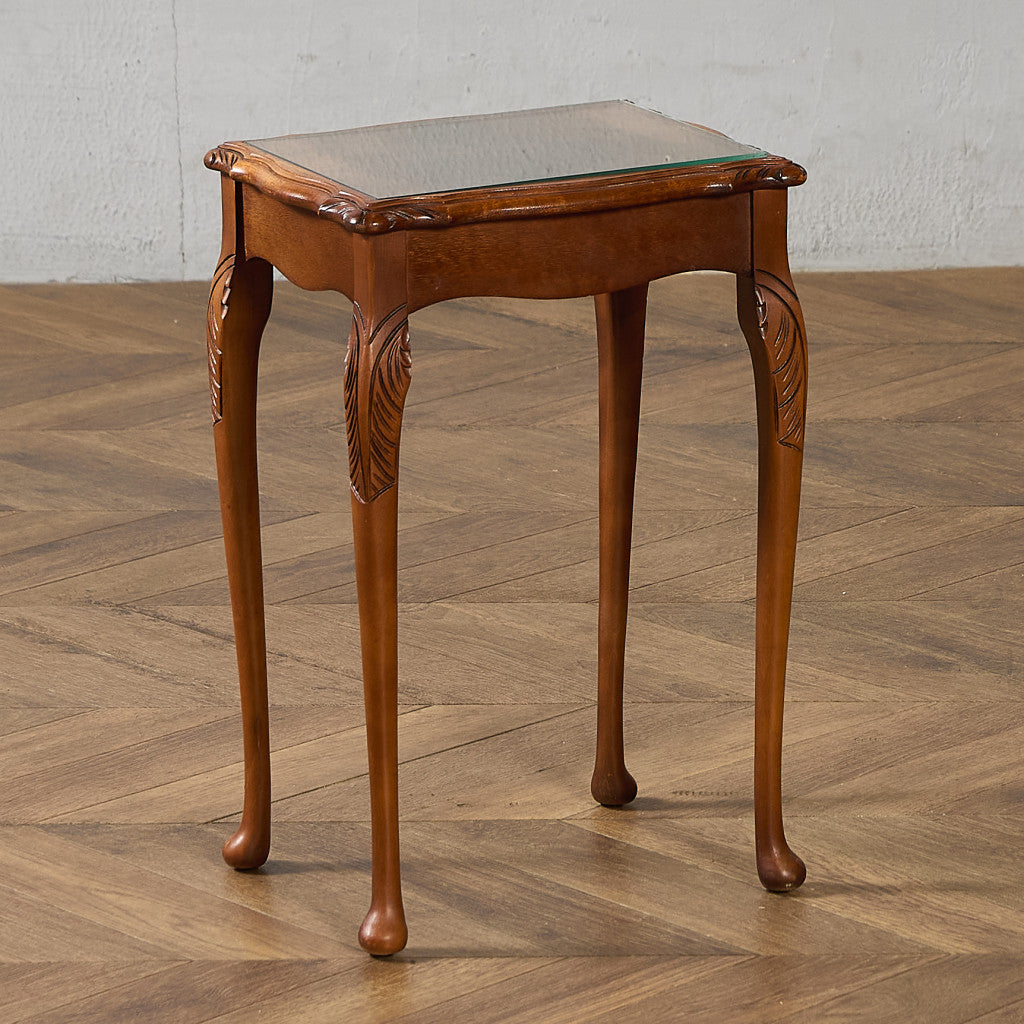 英国 クラシック ガラストップ ネストテーブル #97160 – camori