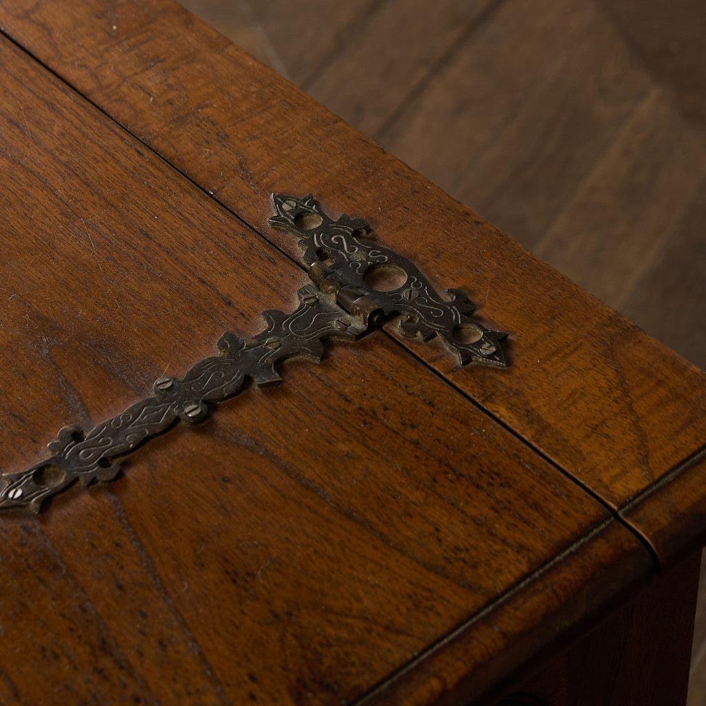 英国 クラシック オーク ブランケットボックス