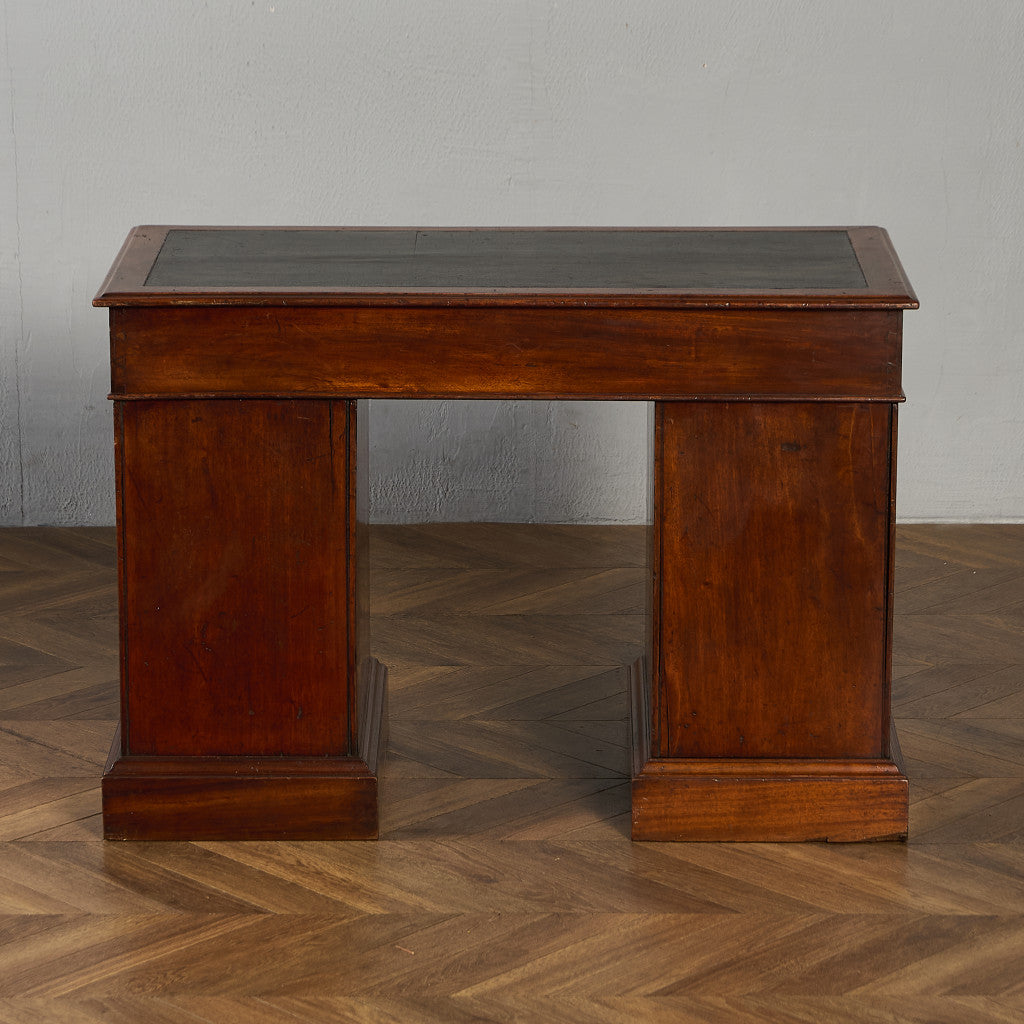 英国 アンティーク 両袖 デスク