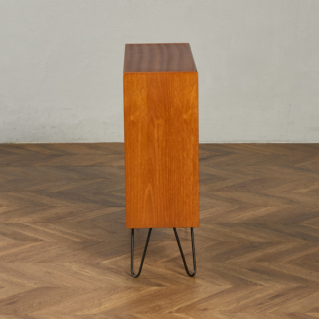 ヴィンテージ ブックシェルフ カスタム アイアンヘアピンレッグ