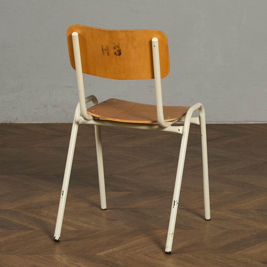イギリス ヴィンテージ スタッキング スクールチェア