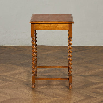 英国 クラシック バーリーシュガー ツイストレッグ サイドテーブル