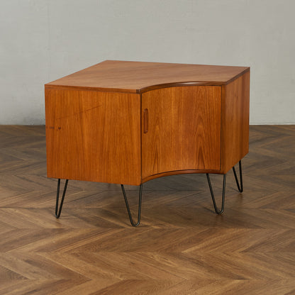 Fresco コーナーキャビネット 3点セット カスタム アイアン ヘアピンレッグ