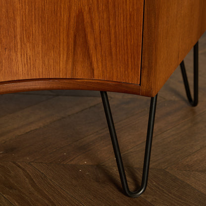 Fresco コーナーキャビネット 3点セット カスタム アイアン ヘアピンレッグ