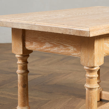 英国 クラシック ライムド オーク センターテーブル コーヒーテーブル