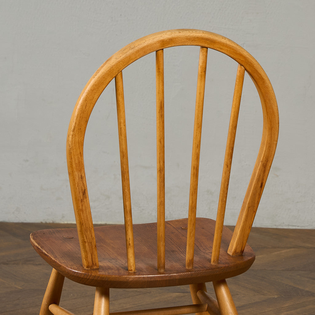 アーコール ERCOL ヴィンテージ 4本 スポーク フープバックチェア ラウンドゴールドラベル #89987