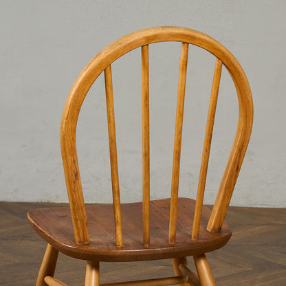 アーコール ERCOL ヴィンテージ 4本 スポーク フープバックチェア ラウンドゴールドラベル #89987