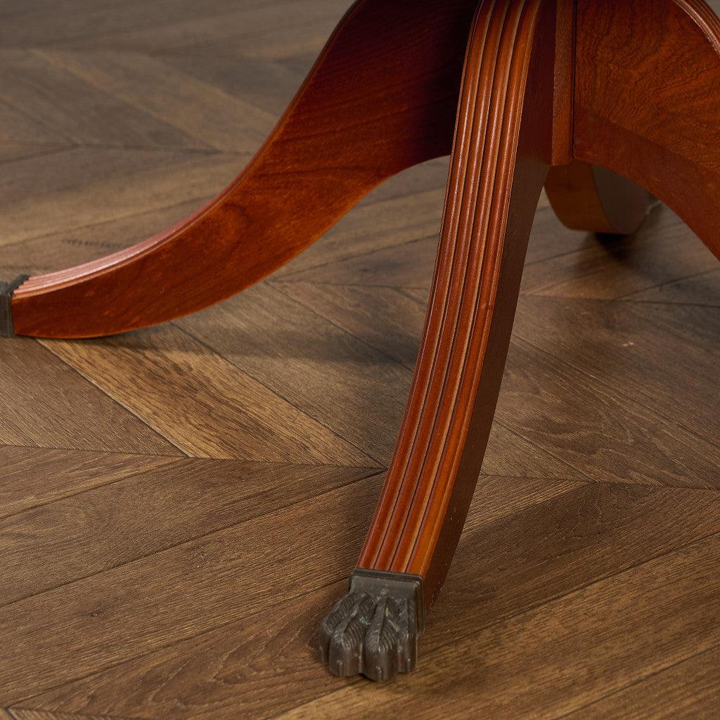 英国 クラシック イチイ材 オーバル センターテーブル