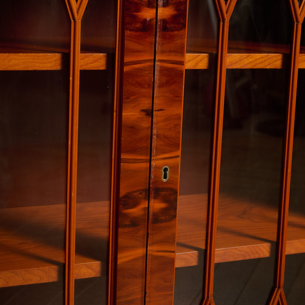 英国 クラシック エドワーディアン様式 ブックケース 食器棚