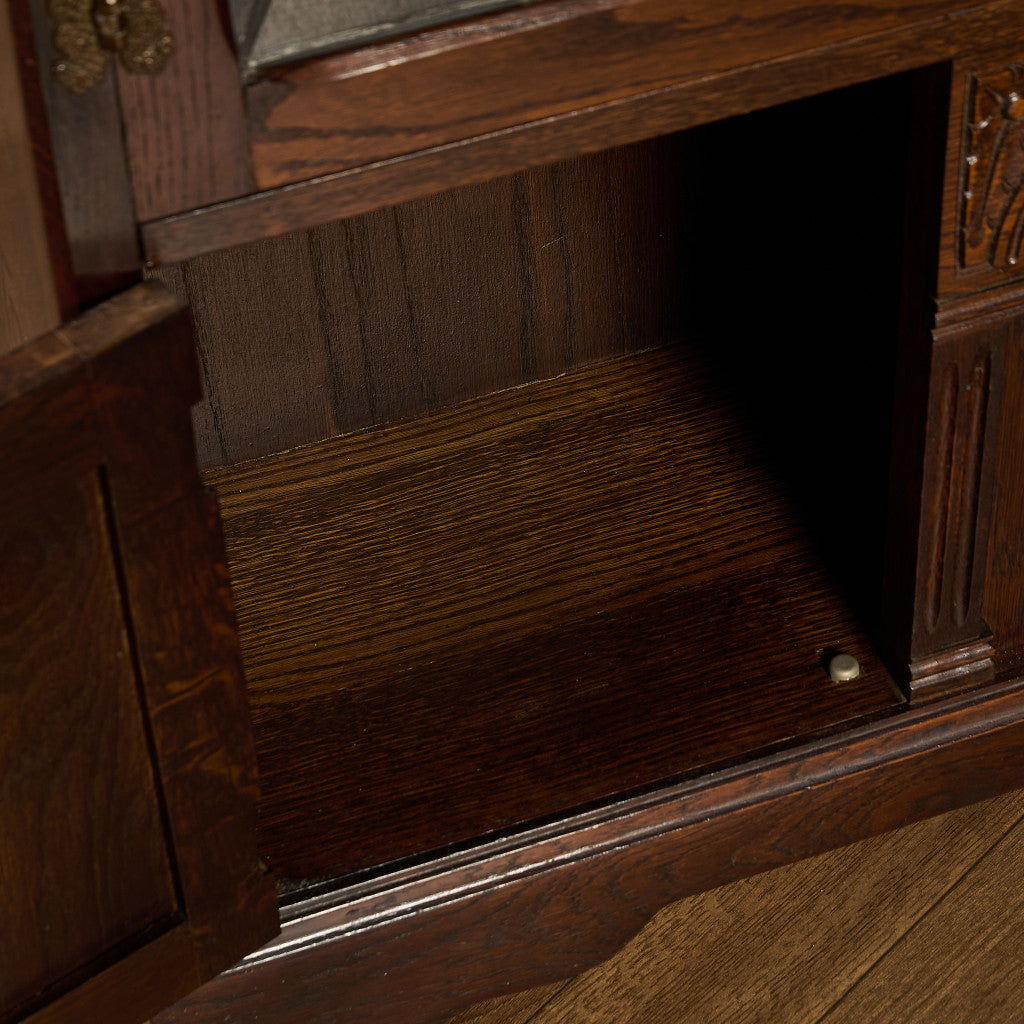 英国 クラシック オーク材 ブックケース