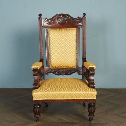 英国クラシック エドワーディアン様式 ナーシングチェア