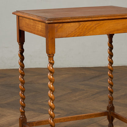 英国 クラシック バーリーシュガー ツイストレッグ サイドテーブル