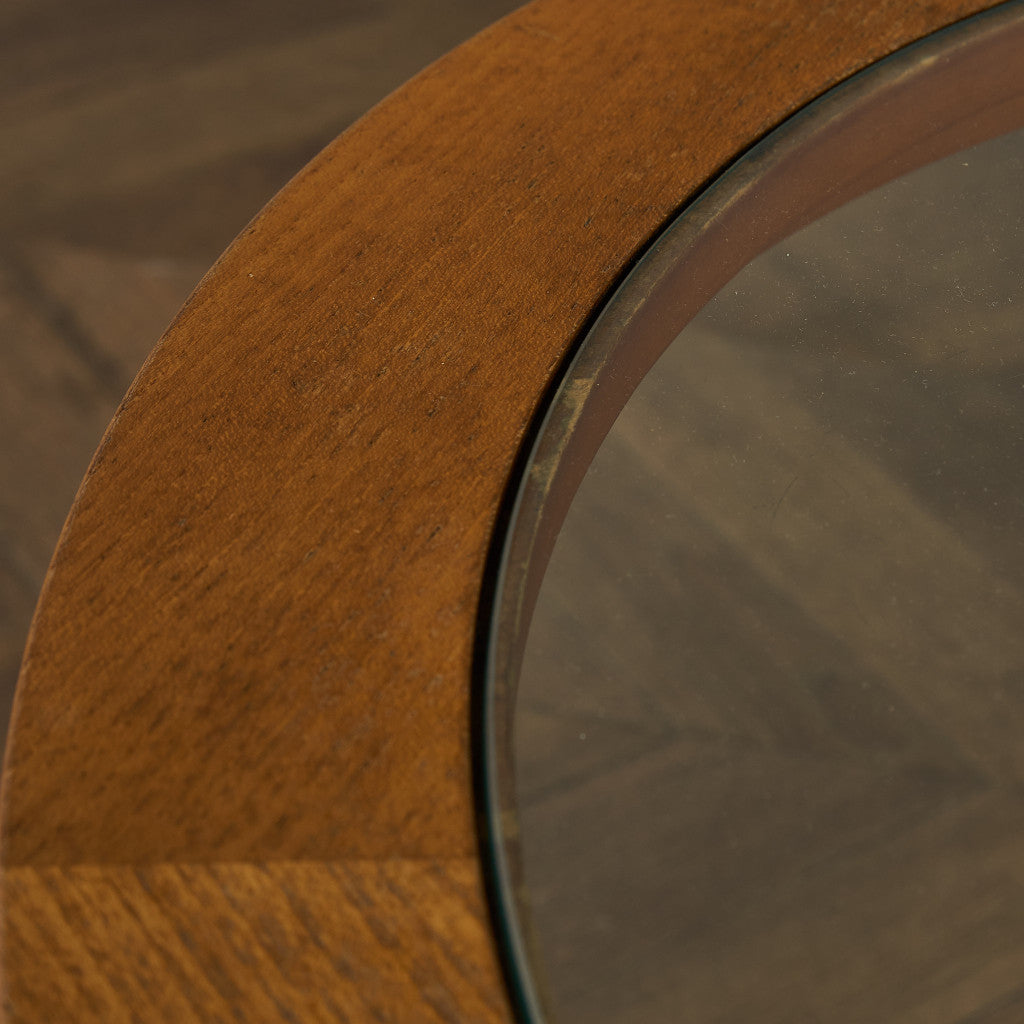 ネイサン Nathan ヴィンテージ ガラストップ センターテーブル #89545