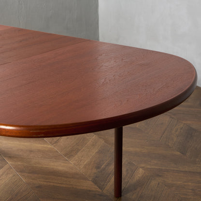 英国 ヴィンテージ オーバル ロング ダイニングテーブル