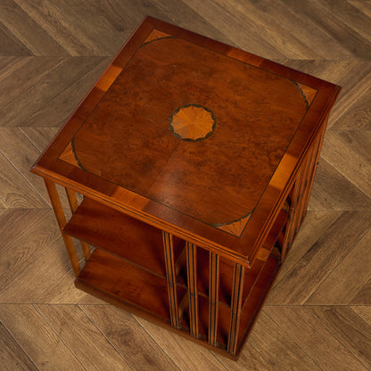 英国 クラシック リボルビング ブックケース