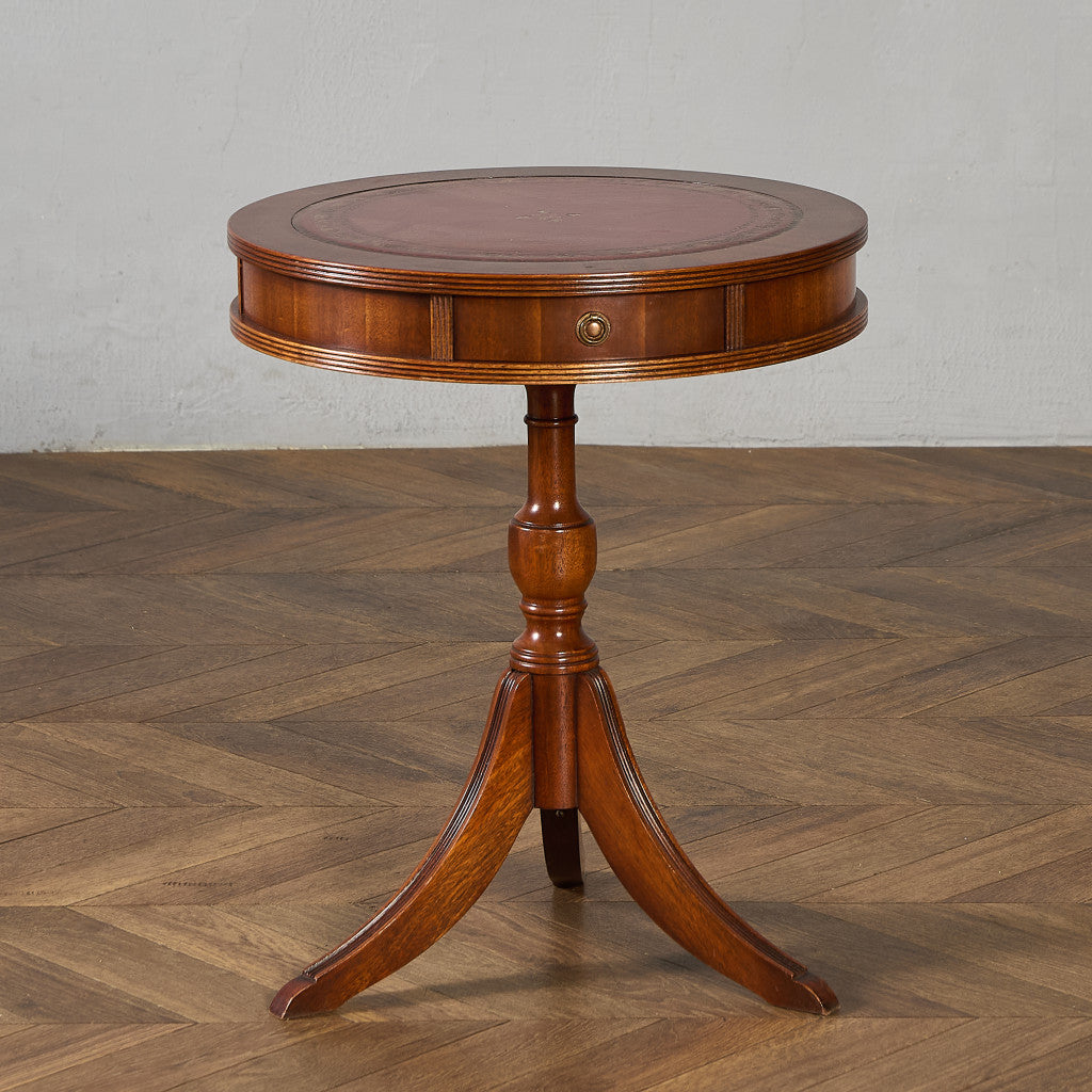 英国 クラシック リージェンシー様式 ドラムテーブル #97308