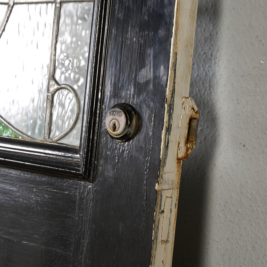 英国 アンティーク ペインテッド ステンドグラス ドア