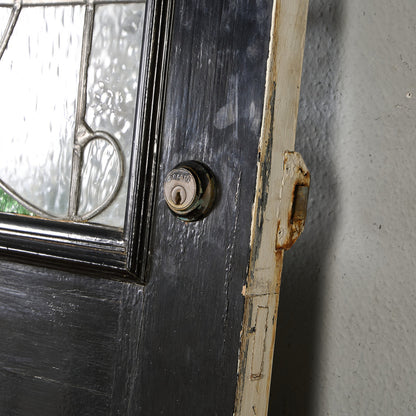 英国 アンティーク ペインテッド ステンドグラス ドア