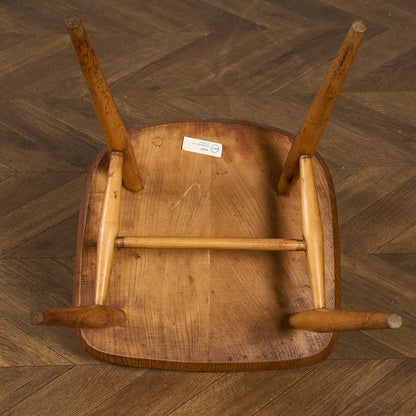 アーコール ERCOL ヴィンテージ 4本 スポーク フープバックチェア ネイビーブルーラベル #89767