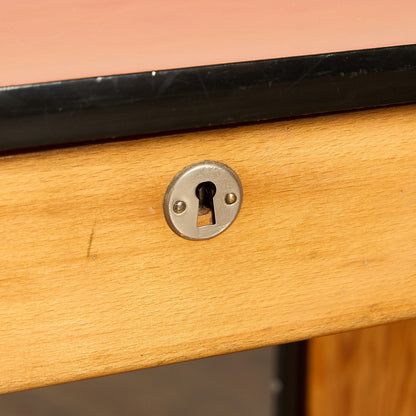 オランダヴィンテージ 片袖デスク