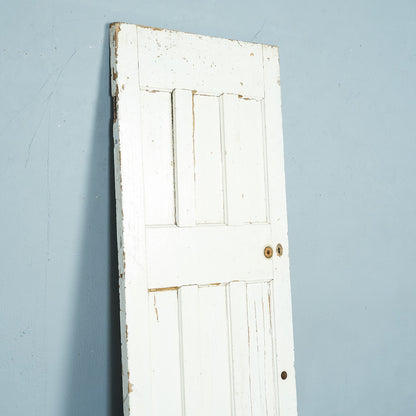 Antique British painted wooden door #63714