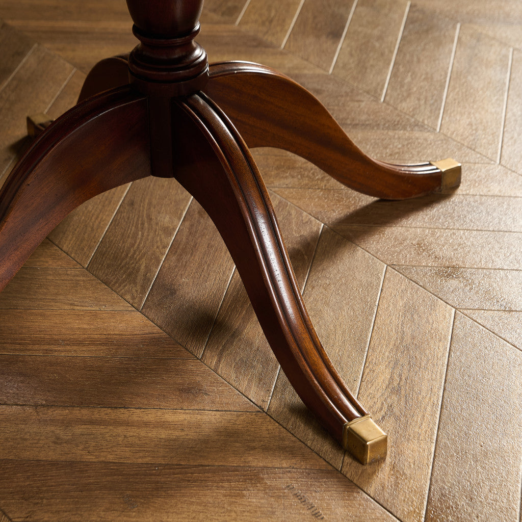 英国 クラシック エクステンション ラウンド ロング ダイニングテーブル