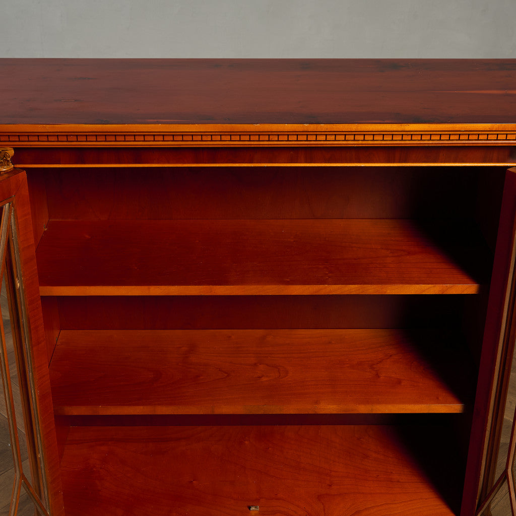 英国 クラシック エドワーディアン様式 ブックケース 食器棚