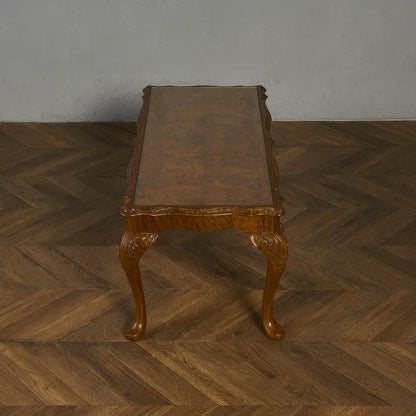 英国 クラシック ガラストップ センターテーブル #86977