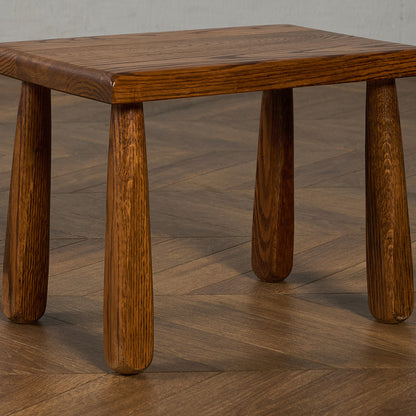 オランダ製 オーク無垢材 ネストテーブル