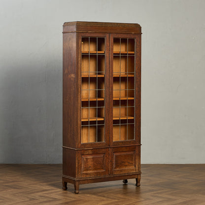 英国 クラシック ブックケース 食器棚