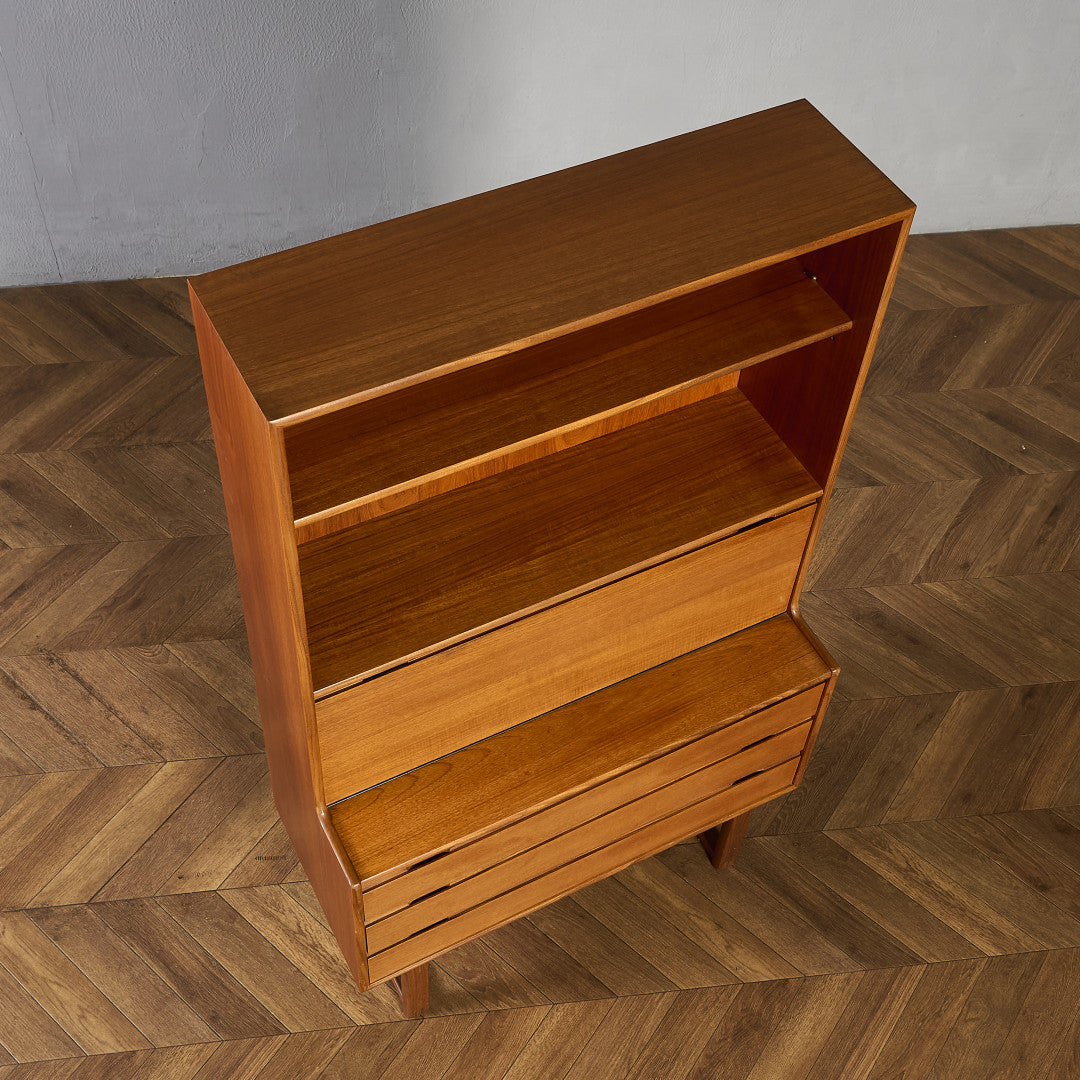 ヴィンテージ ビューローブックケース ウォールユニット