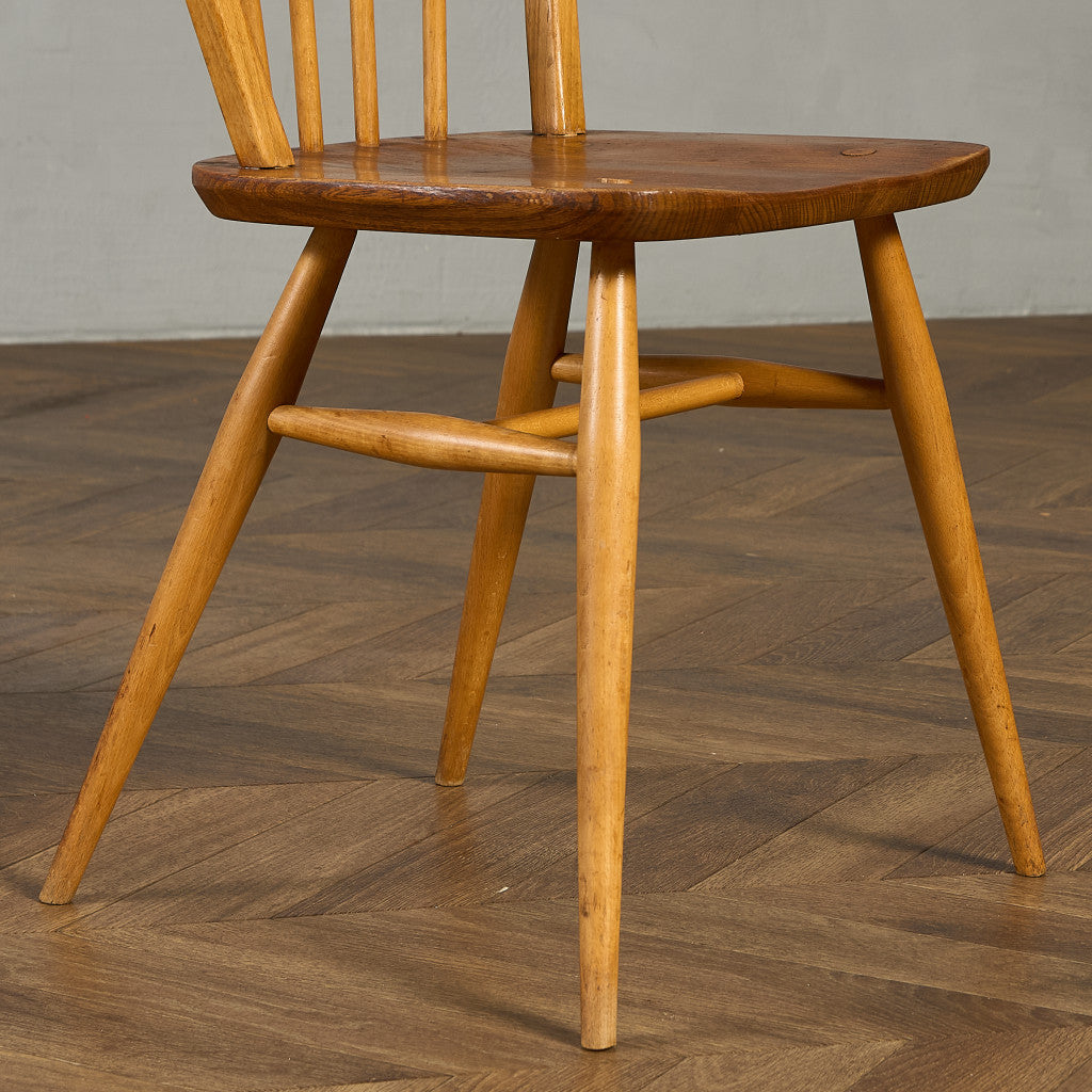 アーコール ERCOL ヴィンテージ 4本 スポーク フープバックチェア ラウンドゴールドラベル #89987