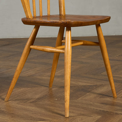 アーコール ERCOL ヴィンテージ 4本 スポーク フープバックチェア ラウンドゴールドラベル #89987