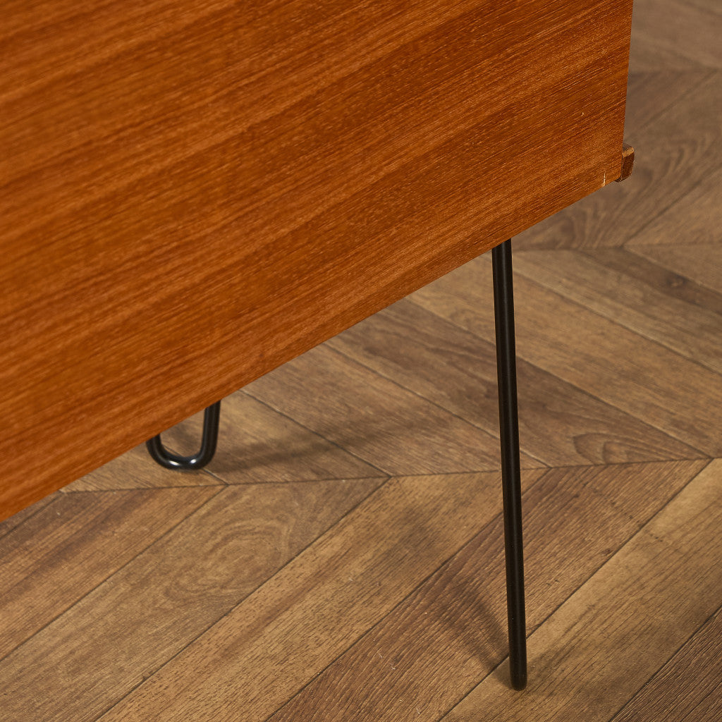 ヴィンテージ キャビネット カスタム アイアン ヘアピンレッグ