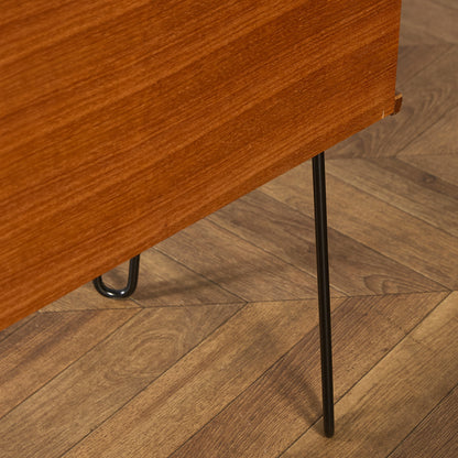 ヴィンテージ キャビネット カスタム アイアン ヘアピンレッグ