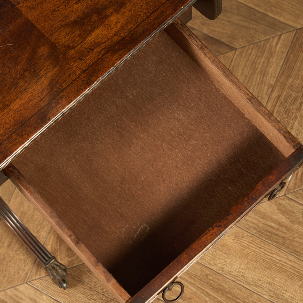 英国 クラシック ハープモチーフ バタフライ サイドテーブル