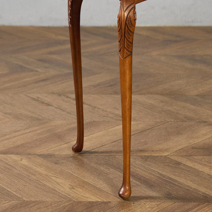 英国 クラシック ガラストップ ネストテーブル