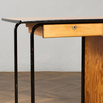 オランダヴィンテージ 片袖デスク