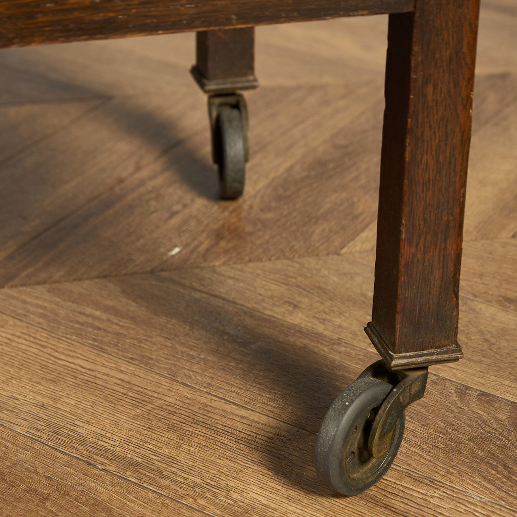 英国 アンティーク ティー トロリー