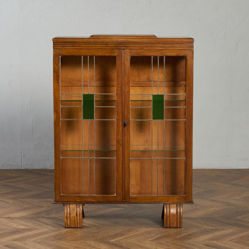 英国 クラシック キュリオケース 飾り棚 #90094