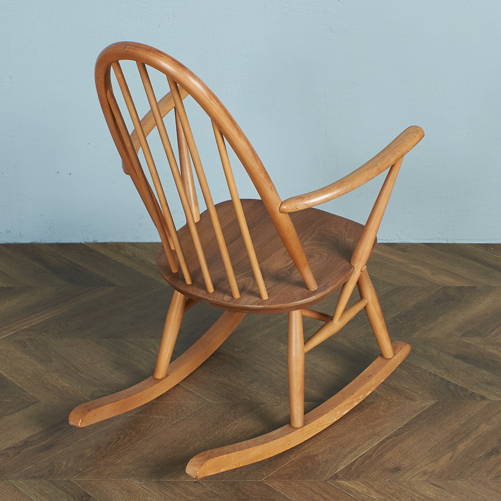 67476][アーコール ERCOL]ヴィンテージ クエーカーロッキングチェア / ブルーラベル – camori ヴィンテージ 家具・北欧インテリアの通販サイト