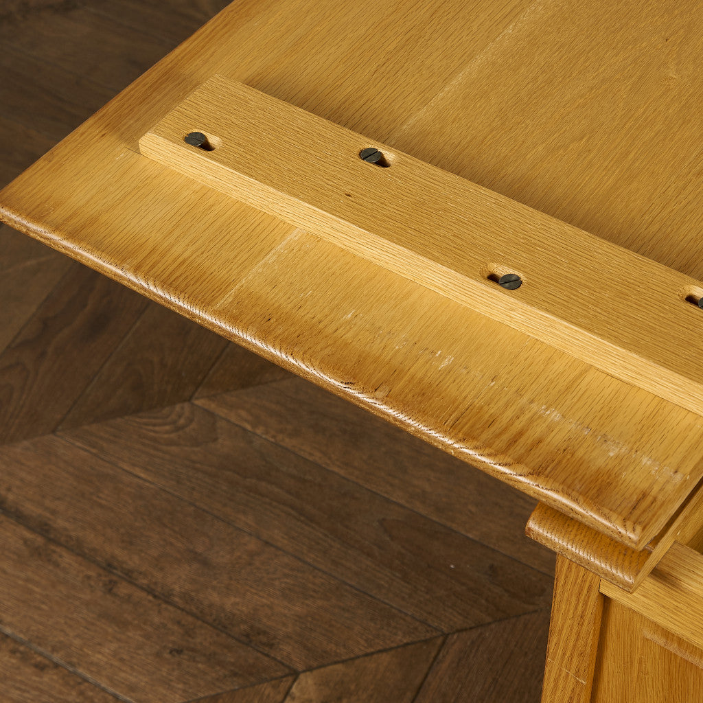 英国クラシック オーク材 ブランケットボックス