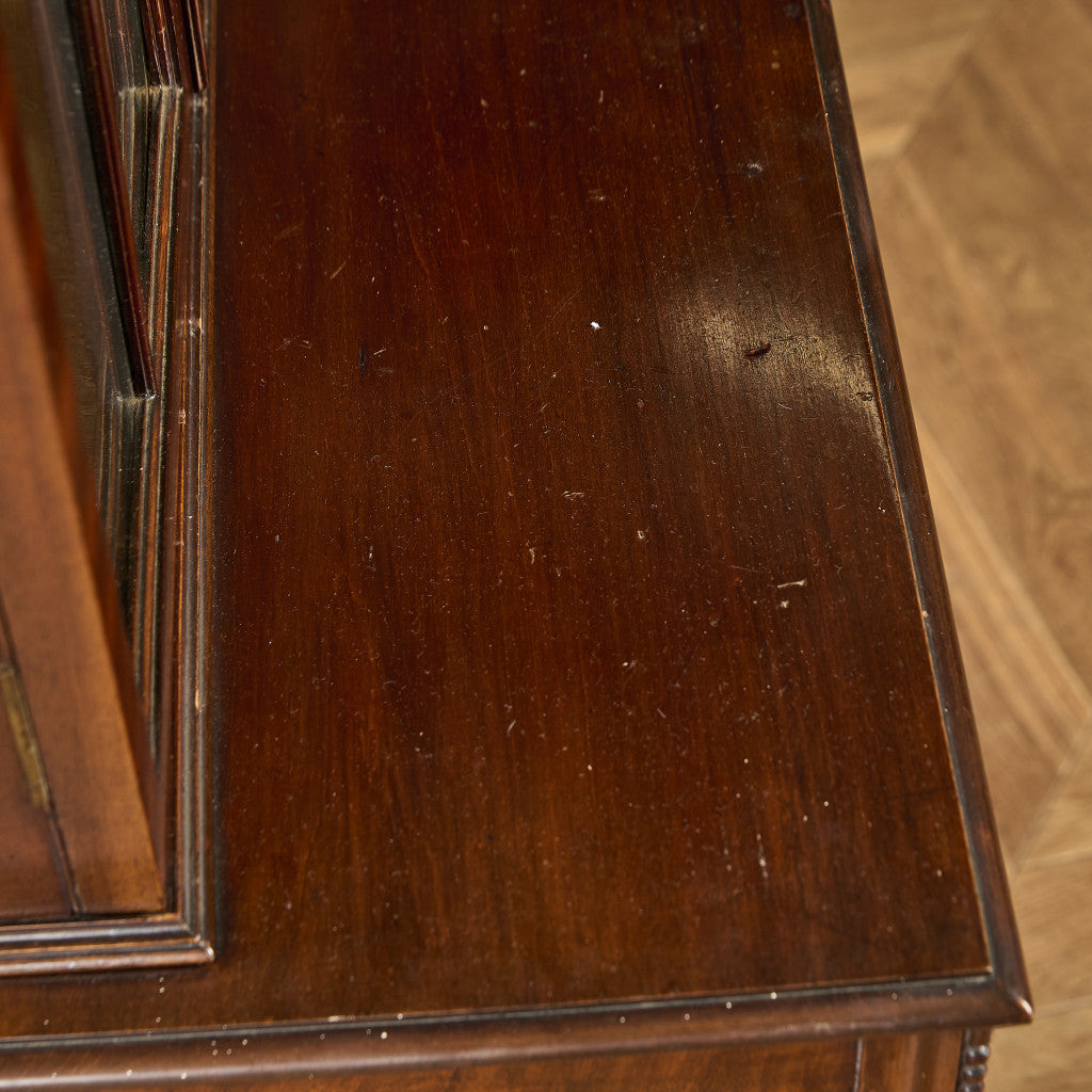 英国 クラシック ディスプレイ ガラス キャビネット #91846