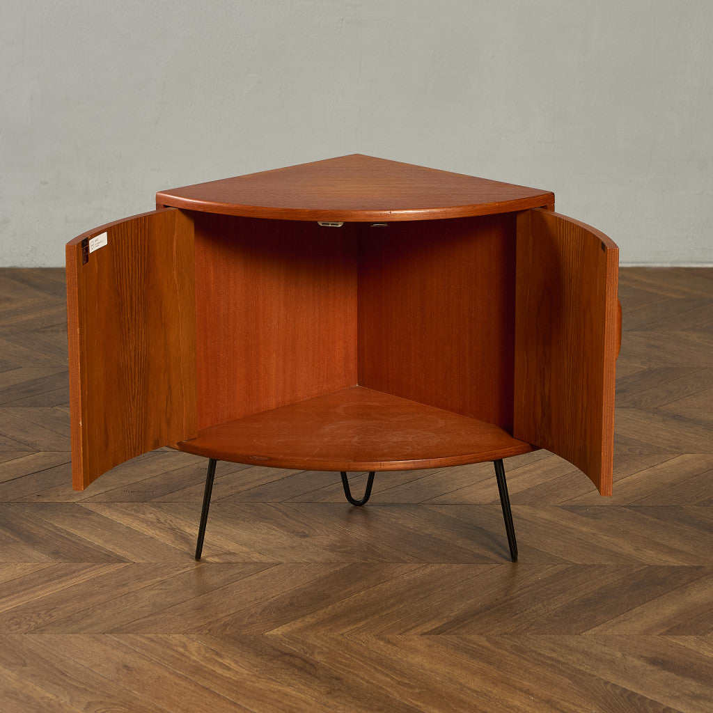 Fresco コーナーキャビネット 3点セット カスタム アイアン ヘアピンレッグ