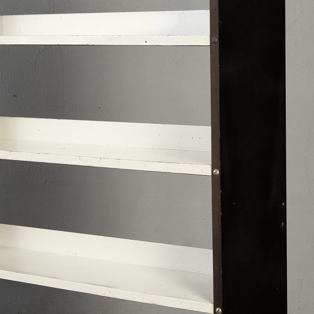 英国製 インダストリアル オープン スチール シェルフ